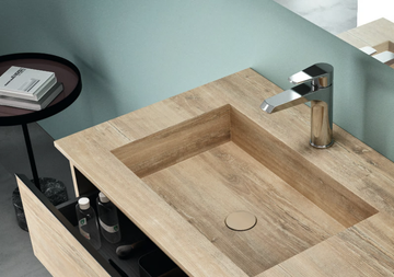 CHANGE CHA07 - Wall-mounted single vanity unit with drawers by Gruppo Geromin - view 3
